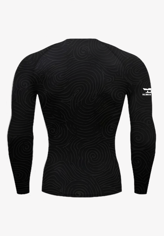 Majin Buu Long Sleeve Compression Shirt in Black