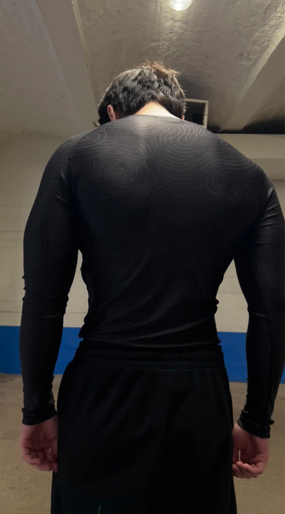 Majin Buu Long Sleeve Compression Shirt in Black