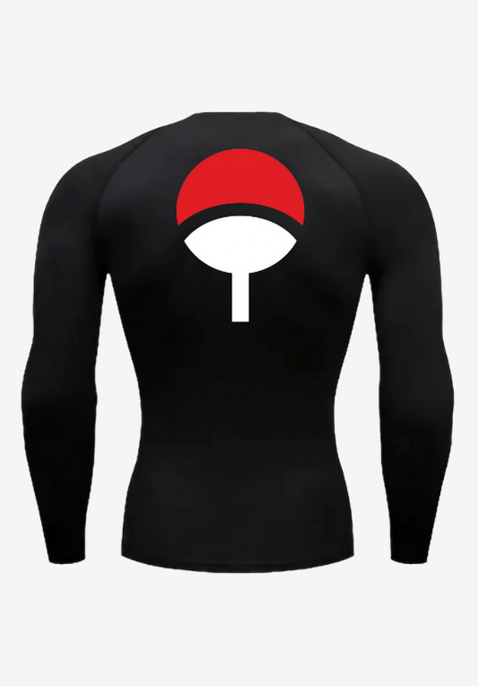 V2 Uchchia Long Sleeve Compression Shirt in Black