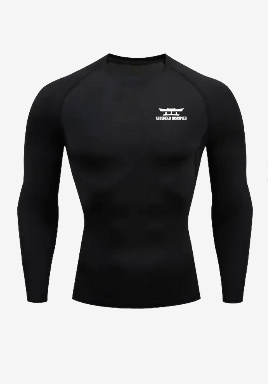 V2 Uchchia Long Sleeve Compression Shirt in Black